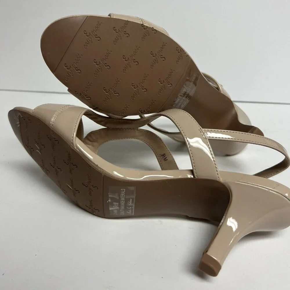 Easy Street Women's Bree Slingback Sandal Patent, Size 9.5 M